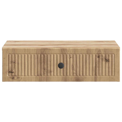 Wall-Mounted Side Table Artisan Oak 59 x 34.5 x 17 cm