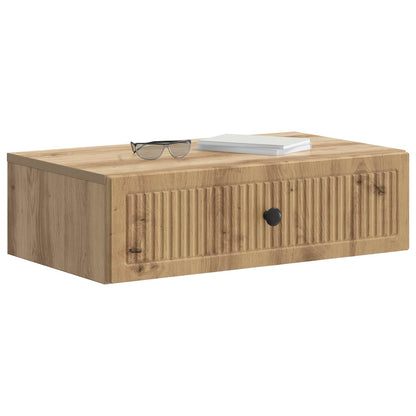 Wall-Mounted Side Table Artisan Oak 59 x 34.5 x 17 cm