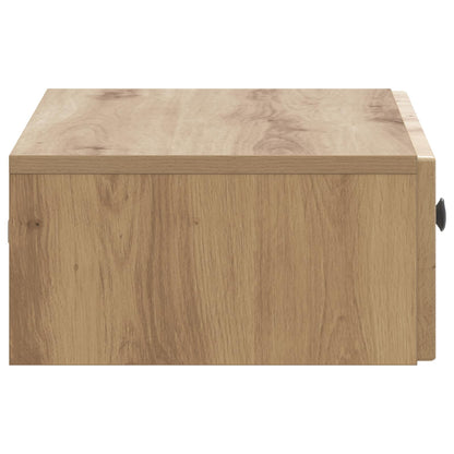 Wall-Mounted Side Table Artisan Oak 59 x 34.5 x 17 cm