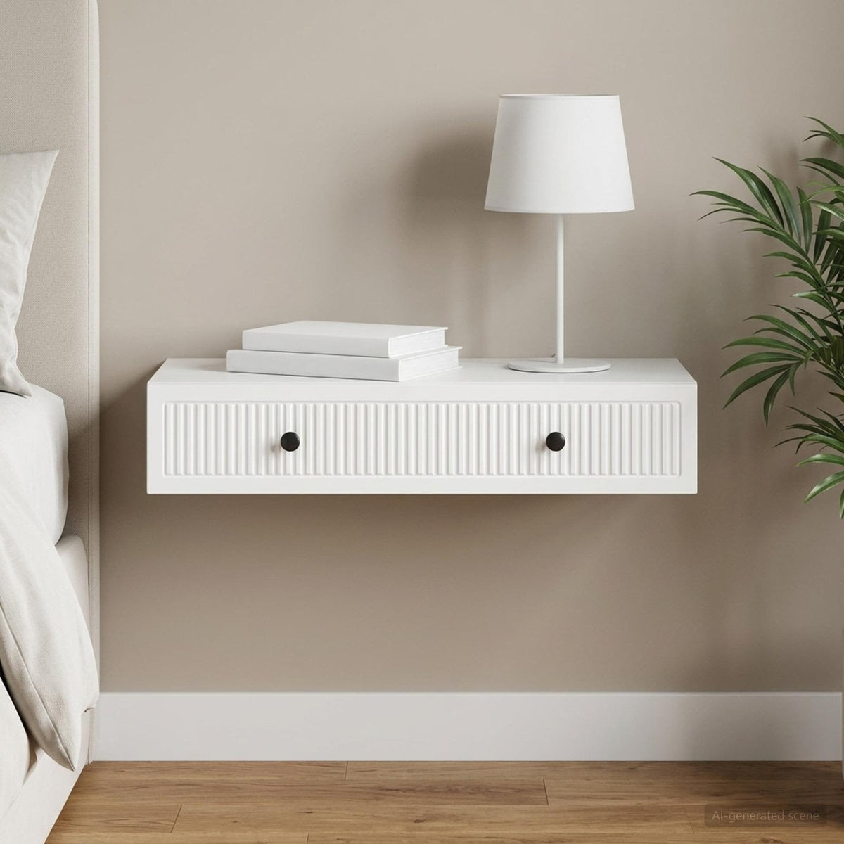 Wall-Mounted Side Table 87.5 x 34.5 x 17 cm Engineered Wood