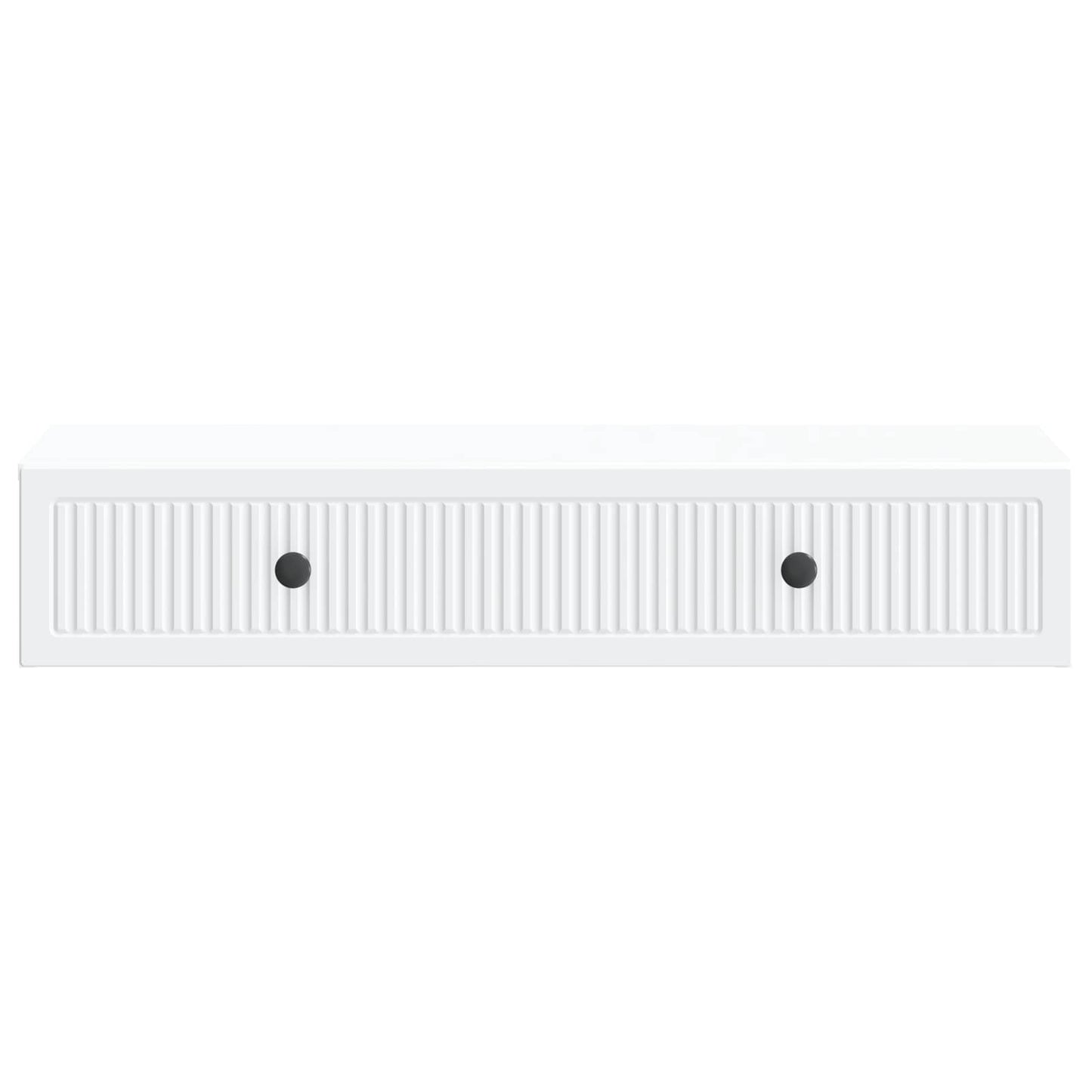 Wall-Mounted Side Table Wall-mounted White 87.5 x 34.5 x 17 cm