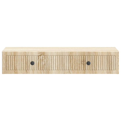 Wall-Mounted Side Table Sonoma Oak 87.5 x 34.5 x 17 cm