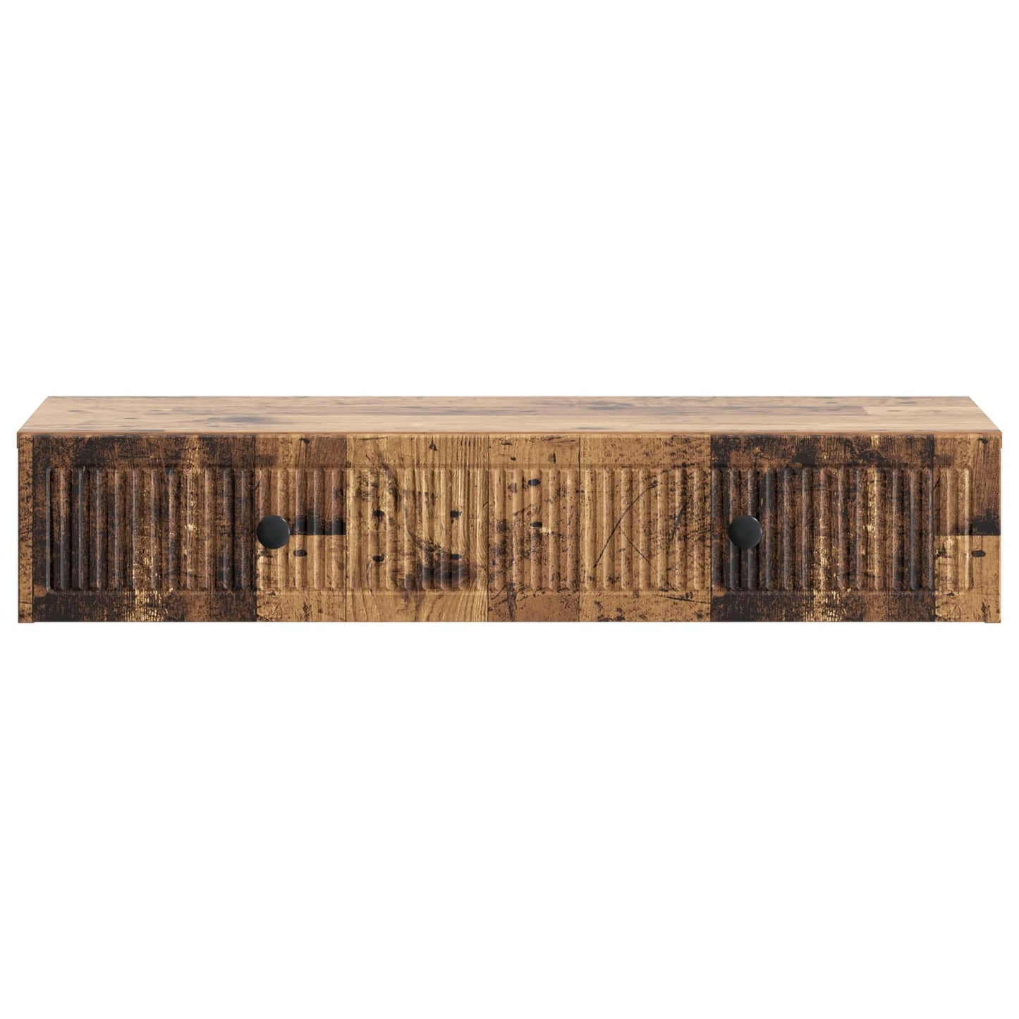 Wall-Mounted Side Table Old Wood 87.5 x 34.5 x 17 cm