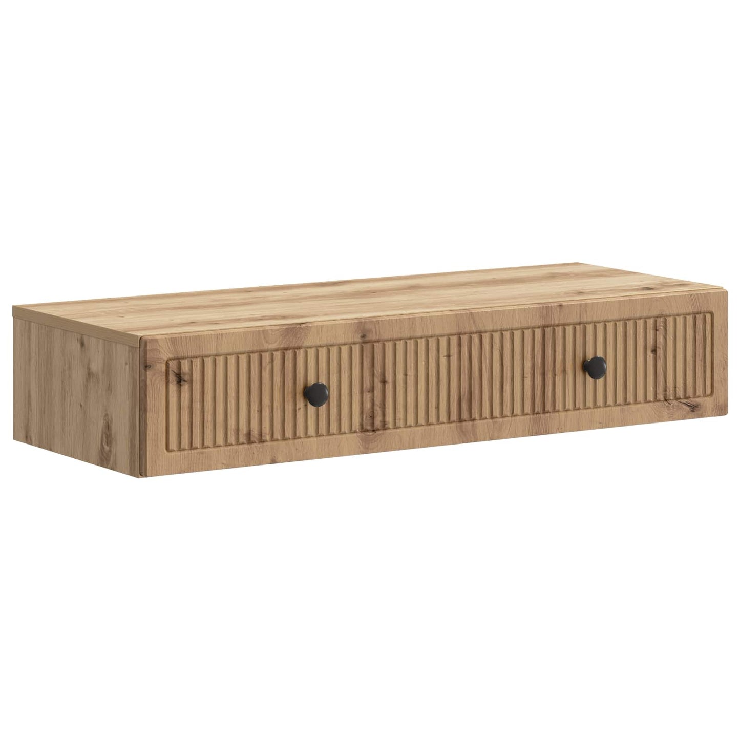 Wall-Mounted Side Table Artisan Oak 87.5 x 34.5 x 17 cm