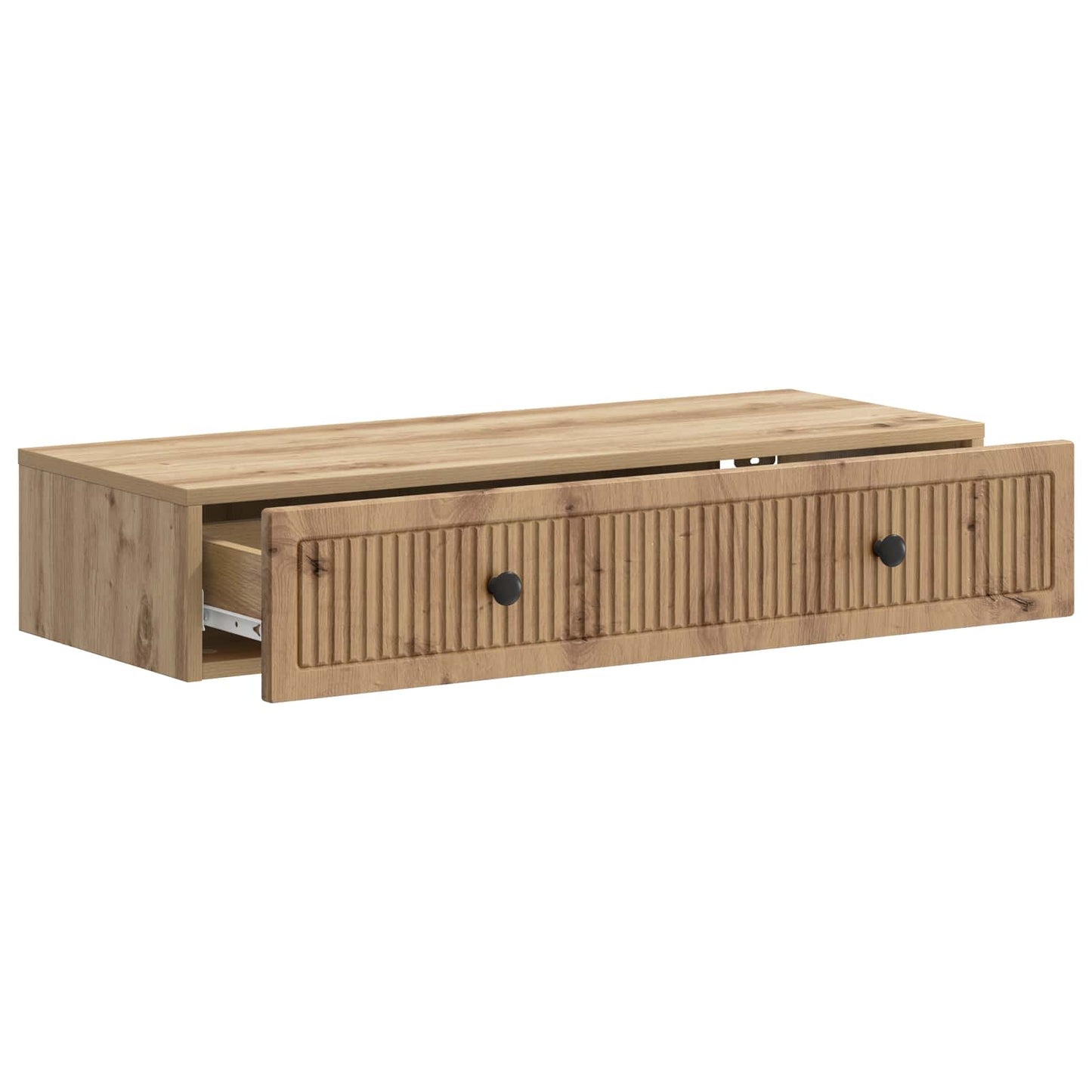 Wall-Mounted Side Table Artisan Oak 87.5 x 34.5 x 17 cm