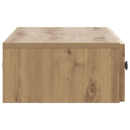Wall-Mounted Side Table Artisan Oak 87.5 x 34.5 x 17 cm