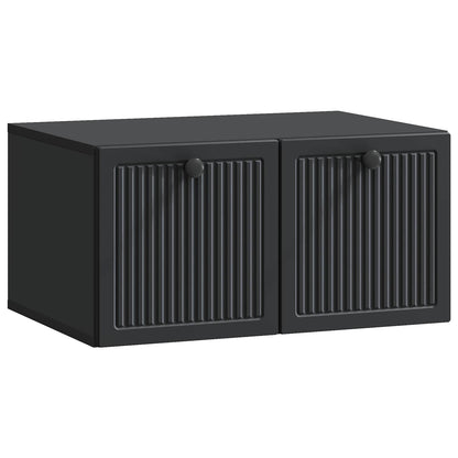 Wall-Mounted TV Cabinet Black 59.5 x 41 x 30 cm Engineered Wood
