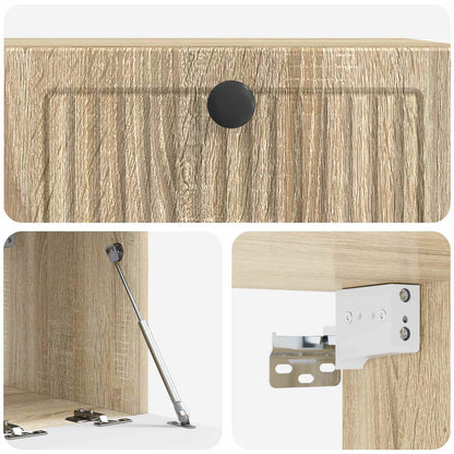 Wall-Mounted TV Cabinet Sonoma Oak 59.5 x 41 x 30 cm