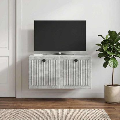 Wall-Mounted TV Cabinet Concrete Grey 59.5 x 41 x 30 cm