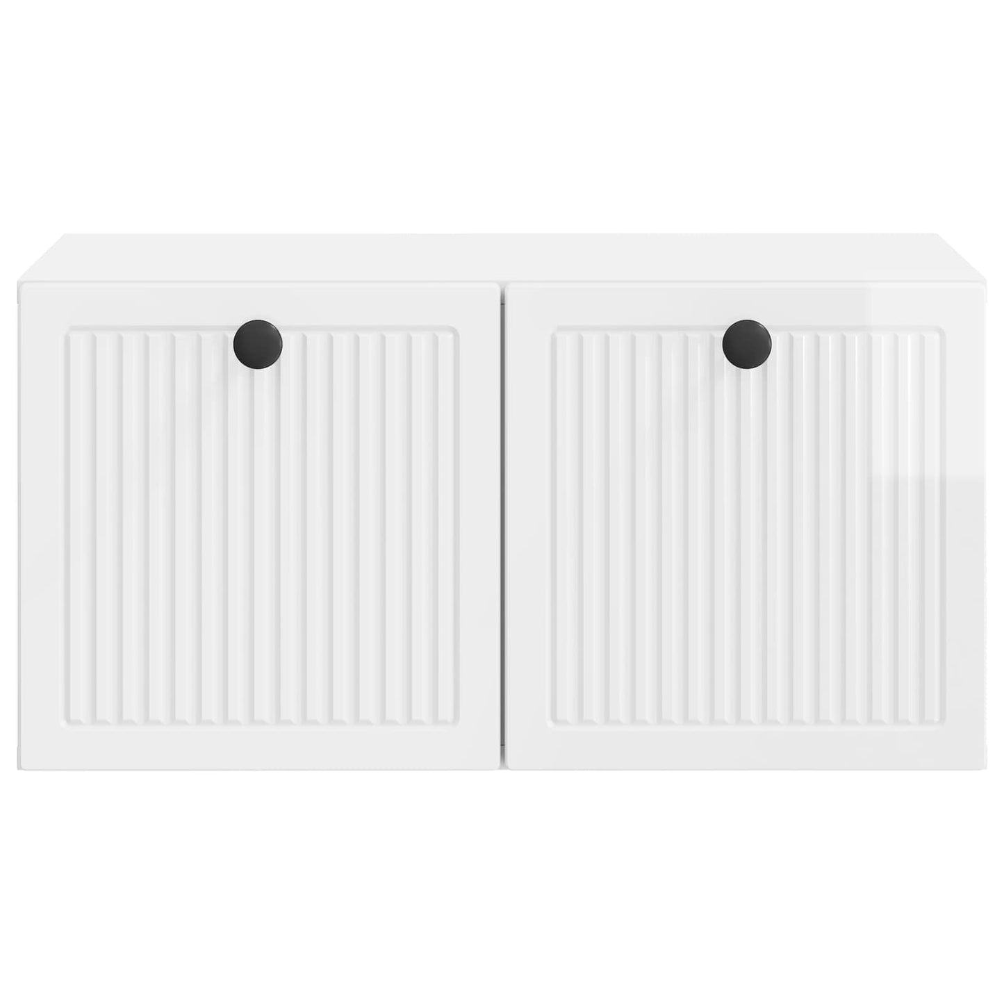 Wall-Mounted TV Cabinet High Gloss White 59.5 x 41 x 30 cm