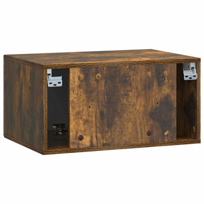 Wall-Mounted TV Cabinet Smoked Oak 59.5 x 41 x 30 cm