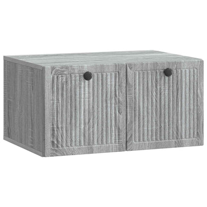 Wall-Mounted TV Cabinet Grey Sonoma 59.5 x 41 x 30 cm