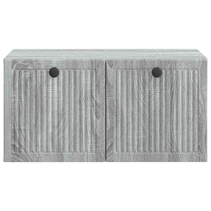 Wall-Mounted TV Cabinet Grey Sonoma 59.5 x 41 x 30 cm
