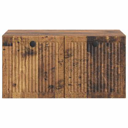 Wall-Mounted TV Cabinet Wall-mounted Old Wood 59.5 x 41 x 30 cm