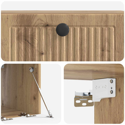 Wall-Mounted TV Cabinet Artisan Oak 59.5 x 41 x 30 cm