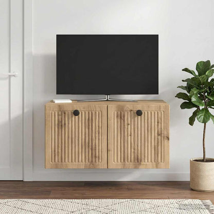 Wall-Mounted TV Cabinet Artisan Oak 59.5 x 41 x 30 cm