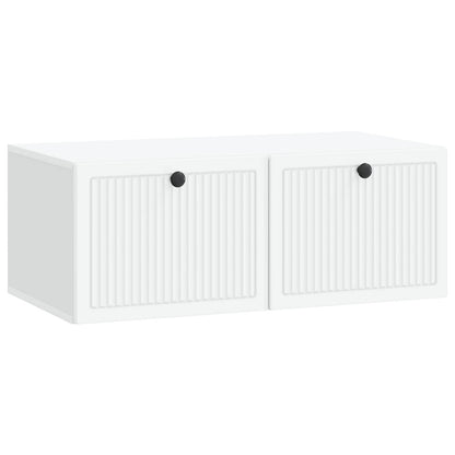 Wall-Mounted TV Cabinet White 78.5 x 41 x 30 cm Engineered Wood
