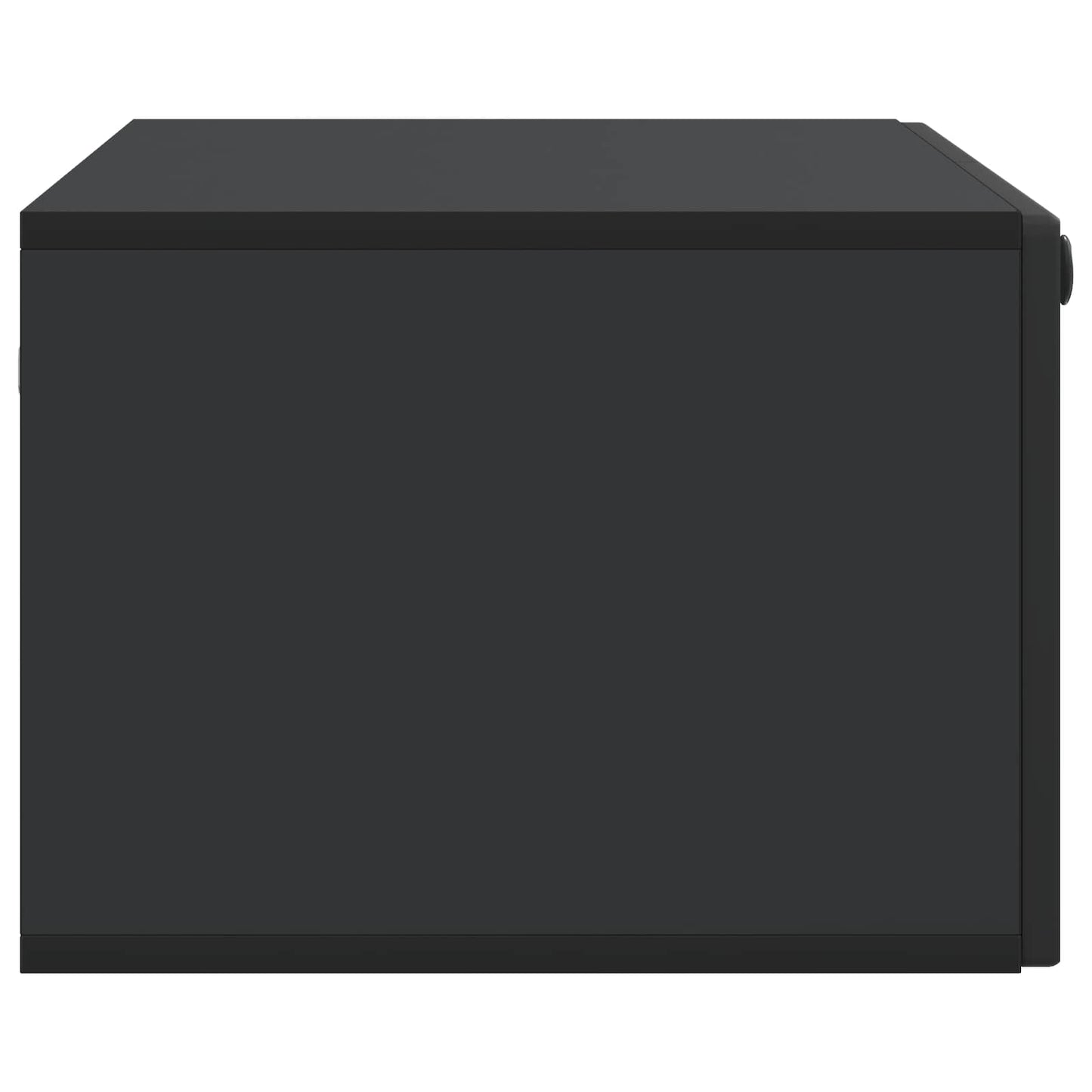 Wall-Mounted TV Cabinet Black 78.5 x 41 x 30 cm Engineered Wood