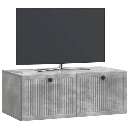 Wall-Mounted TV Cabinet Concrete Grey 78.5 x 41 x 30 cm