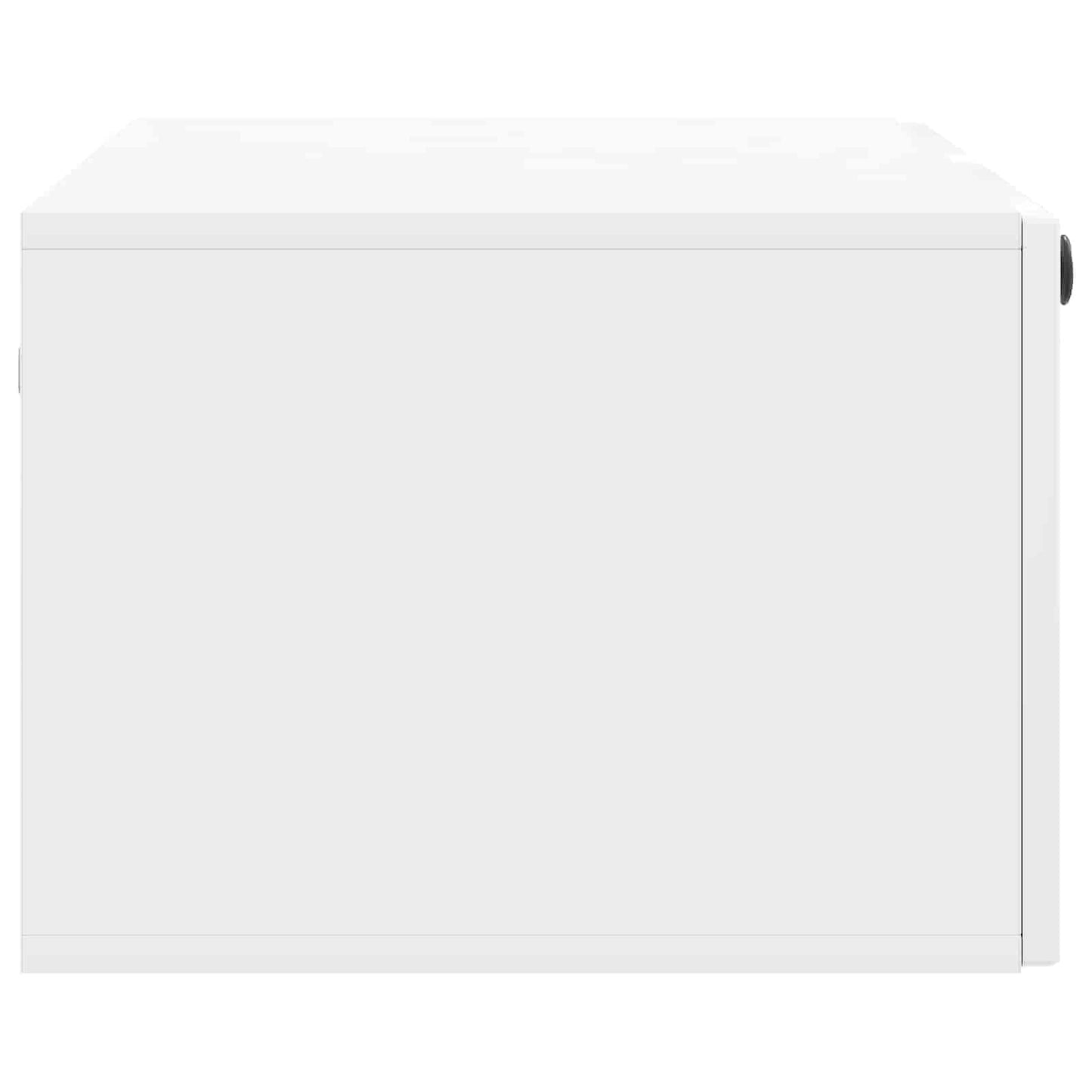 Wall-Mounted TV Cabinet High Gloss White 78.5 x 41 x 30 cm