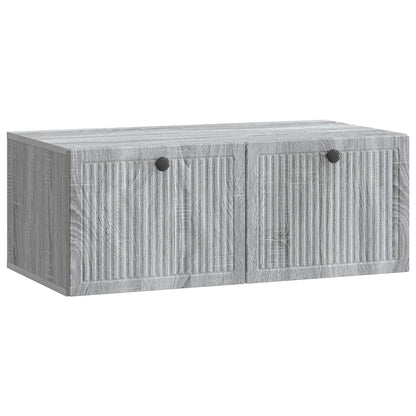 Wall-Mounted TV Cabinet Grey Sonoma 78.5 x 41 x 30 cm