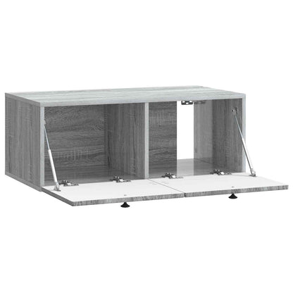 Wall-Mounted TV Cabinet Grey Sonoma 78.5 x 41 x 30 cm