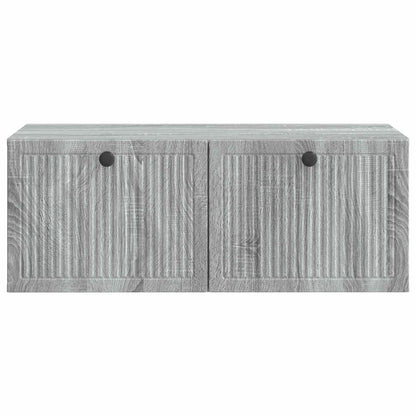 Wall-Mounted TV Cabinet Grey Sonoma 78.5 x 41 x 30 cm