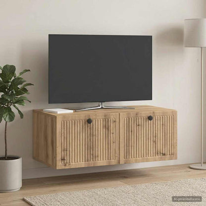 Wall-Mounted TV Cabinet Artisan Oak 78.5 x 41 x 30 cm