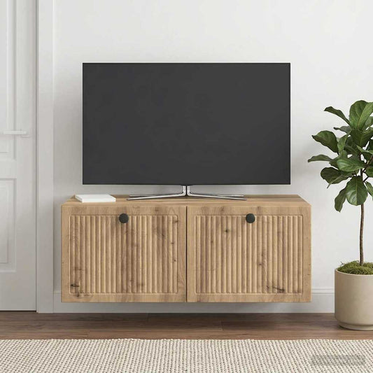 Wall-Mounted TV Cabinet Artisan Oak 78.5 x 41 x 30 cm