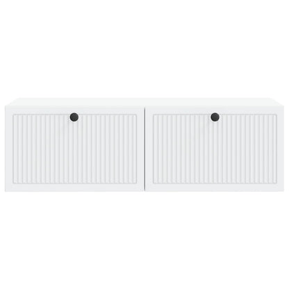 Wall-Mounted TV Cabinet White 98 x 41 x 30 cm Engineered Wood