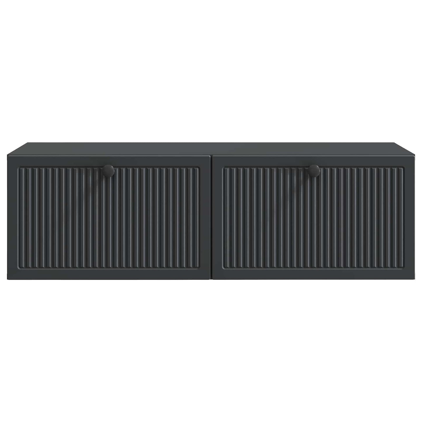 Wall-Mounted TV Cabinet Black 98 x 41 x 30 cm Engineered Wood