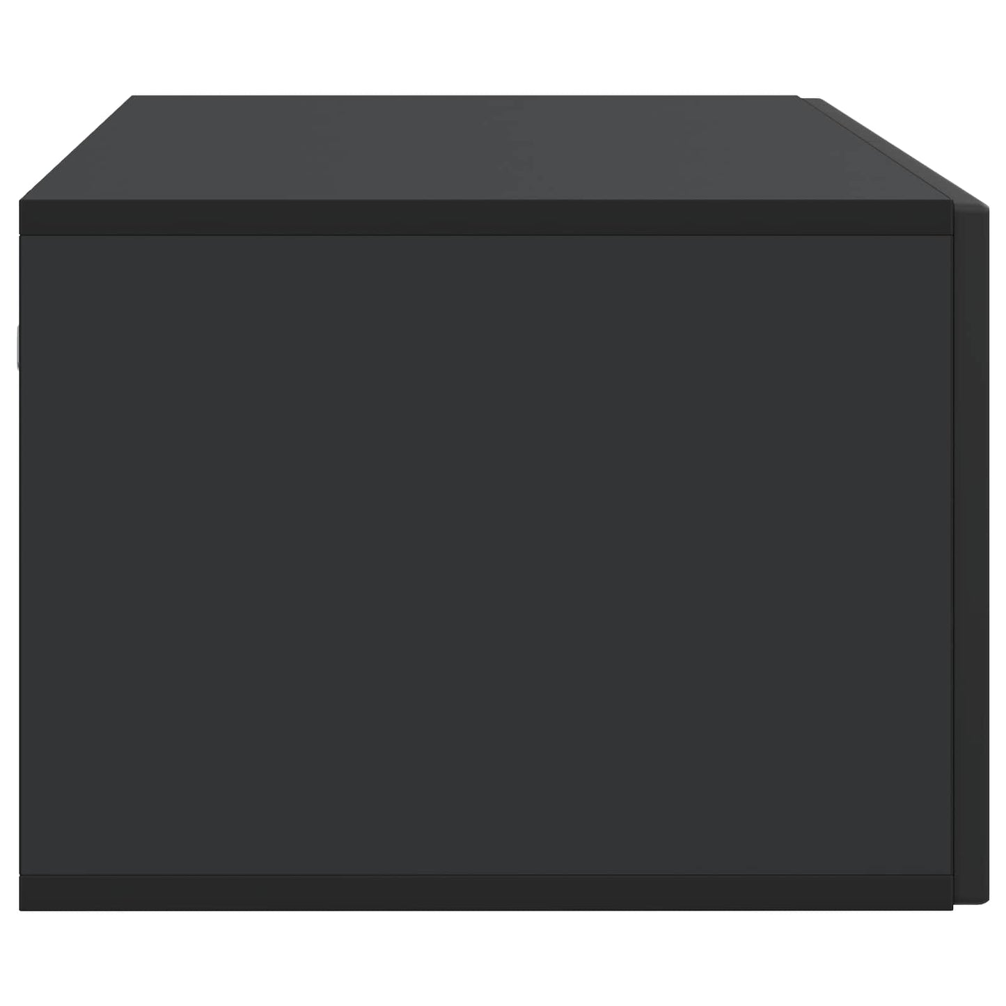 Wall-Mounted TV Cabinet Black 98 x 41 x 30 cm Engineered Wood