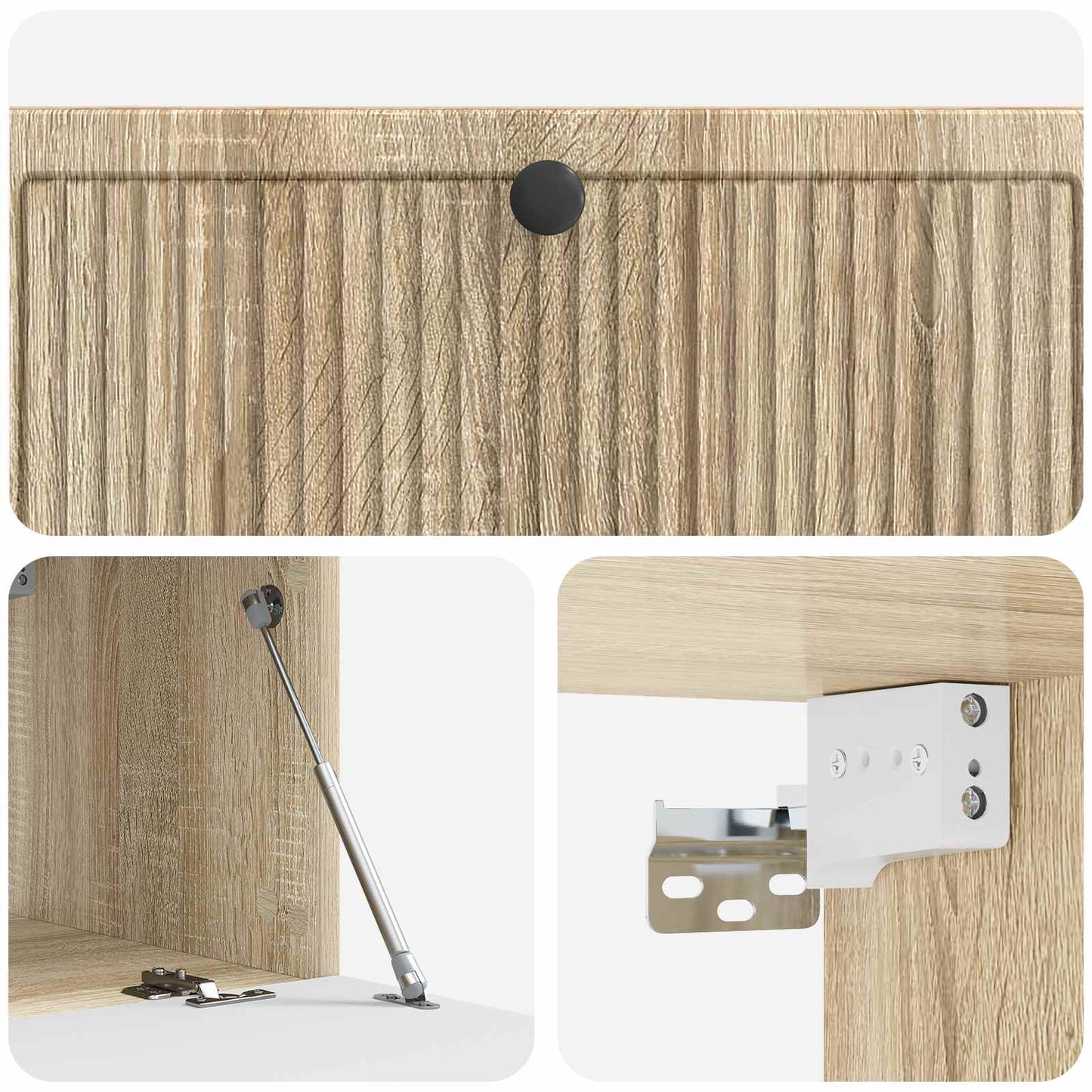Wall-Mounted TV Cabinet Wall-mounted Sonoma Oak 98 x 41 x 30 cm