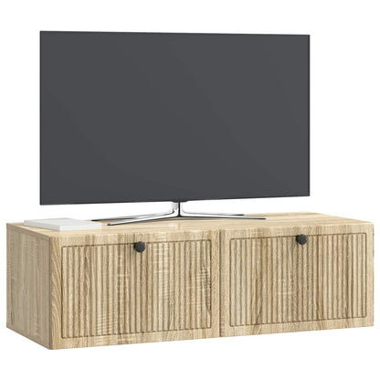 Wall-Mounted TV Cabinet Wall-mounted Sonoma Oak 98 x 41 x 30 cm