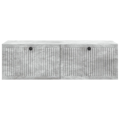 Wall-Mounted TV Cabinet Concrete Grey 98 x 41 x 30 cm