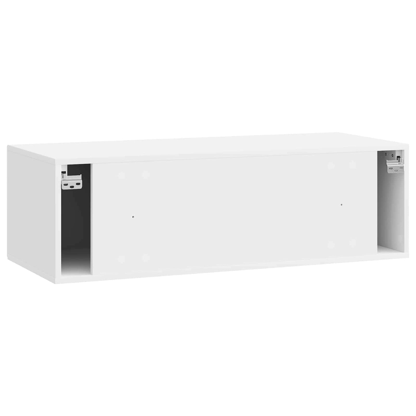 Wall-Mounted TV Cabinet High Gloss White 98 x 41 x 30 cm
