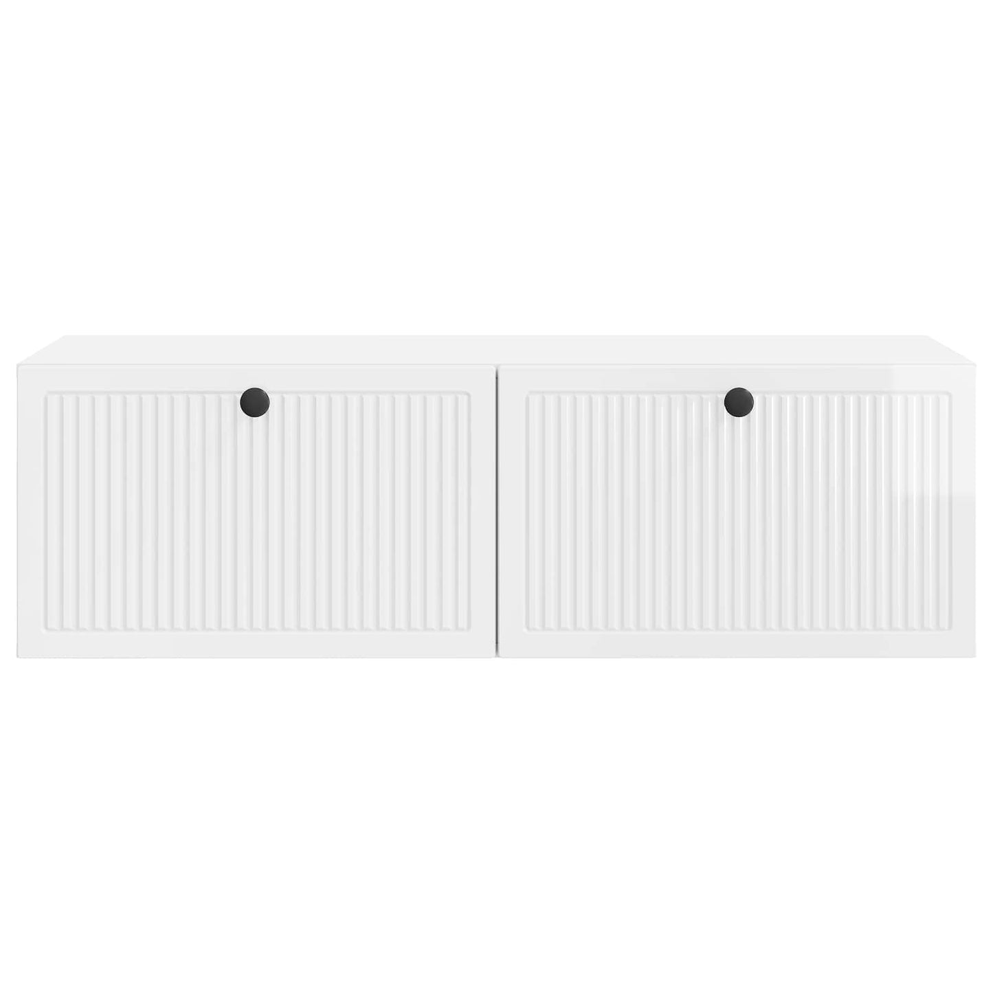 Wall-Mounted TV Cabinet High Gloss White 98 x 41 x 30 cm