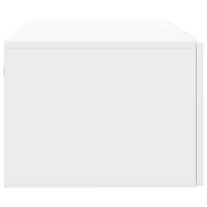 Wall-Mounted TV Cabinet High Gloss White 98 x 41 x 30 cm