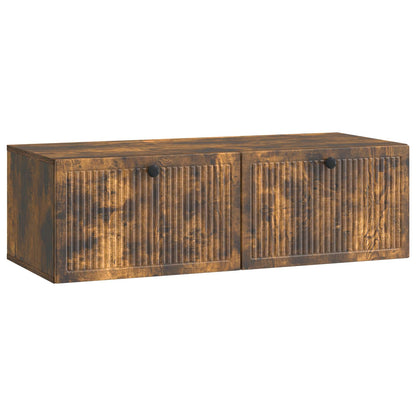 Wall-Mounted TV Cabinet Wall-mounted Smoked Oak 98 x 41 x 30 cm