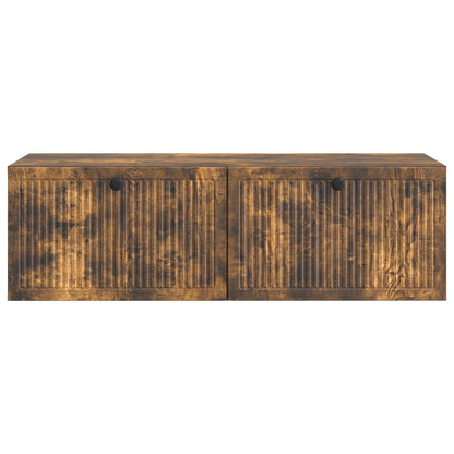 Wall-Mounted TV Cabinet Wall-mounted Smoked Oak 98 x 41 x 30 cm