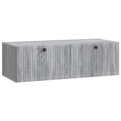 Wall-Mounted TV Cabinet Grey Sonoma 98 x 41 x 30 cm