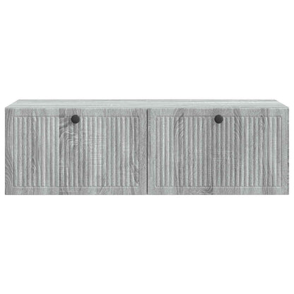 Wall-Mounted TV Cabinet Grey Sonoma 98 x 41 x 30 cm