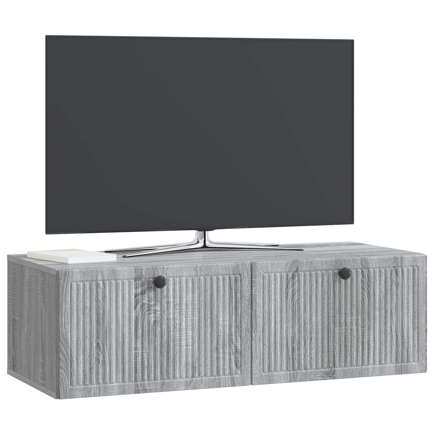 Wall-Mounted TV Cabinet Grey Sonoma 98 x 41 x 30 cm