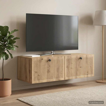 Wall-Mounted TV Cabinet Artisan Oak 98 x 41 x 30 cm
