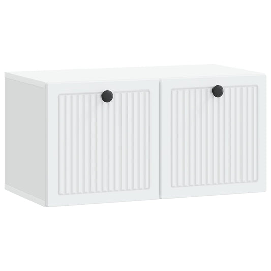 Wall-Mounted TV Cabinet White 59.5 x 31 x 30 cm Engineered Wood