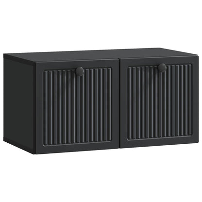 Wall-Mounted TV Cabinet Black 59.5 x 31 x 30 cm Engineered Wood