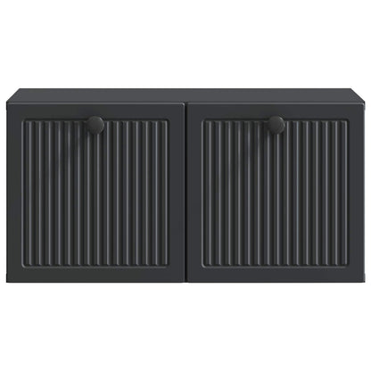 Wall-Mounted TV Cabinet Black 59.5 x 31 x 30 cm Engineered Wood