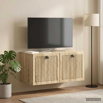 Wall-Mounted TV Cabinet Sonoma Oak 59.5 x 31 x 30 cm