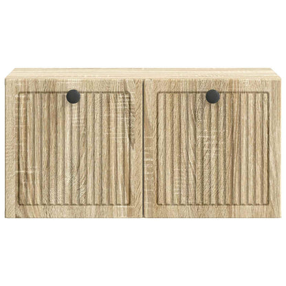 Wall-Mounted TV Cabinet Sonoma Oak 59.5 x 31 x 30 cm