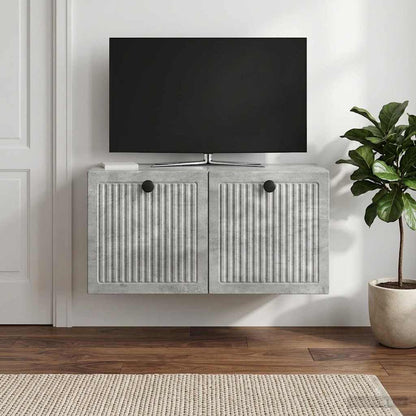 Wall-Mounted TV Cabinet Concrete Grey 59.5 x 31 x 30 cm